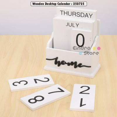 Wooden Desktop Calendar : 250725